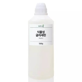 식물성글리세린 글린함유율 99.5%이상 500g Vegetable Glycerin, Glean Content 99.5% or More, 500g