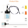 Helunsi E26 E27 Ceramic Lamp Socket with Rotary Knob Switch,