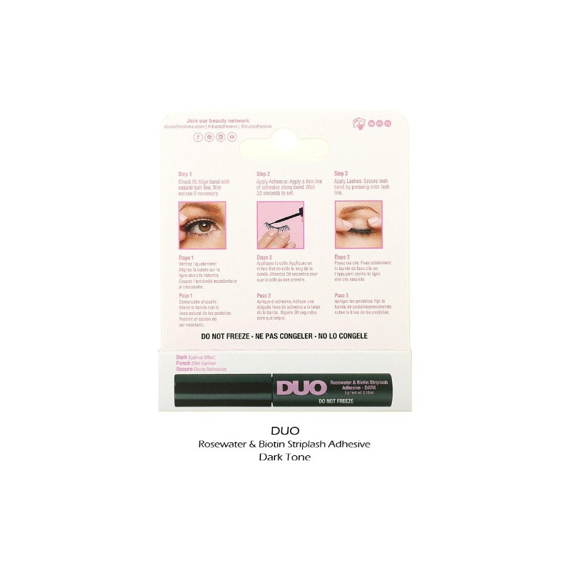 1 DUO Rosewater & Biotin Striplash Adhesive Brush on "DUO62197
