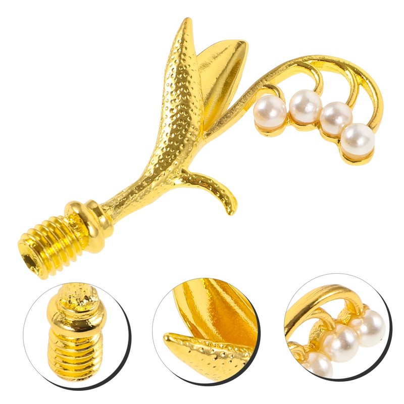 KONTONTY Metal Wax Seal Handle Stamp Handle Replacement Parts for