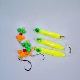 3PCS Catfish Rig - Santee Cooper Style Fishing Gear with Rattle Floats, 5/0, 6/0, 8/0 Circle Hooks, Perfect for Lake, River, Bank Fishing, Peg Floats, and Catfish-Specific Tackle - SIZE: 8/0 3PCS