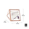 Umbra Prisma Picture Frame, 4 x 4 Photo Display for