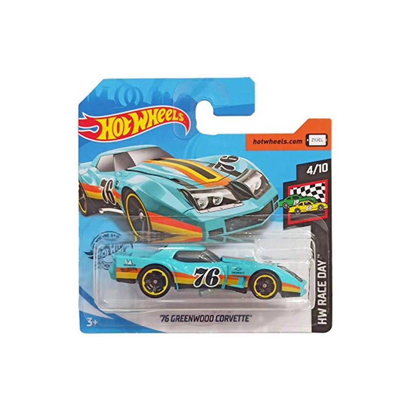 Hot Wheels '76 Greenwood Corvette HW Race Day 4/10 2020