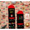 IRISGOD Funny Christmas Socks for Men & Women - Novelty