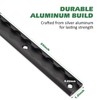 SPARKWHIZ 24 inch Aluminum L Track Rail with 4pcs Single