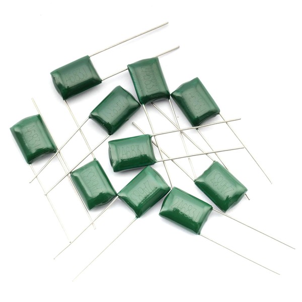 Musiclily Guitar Polyester Capacitor 2A683J 0.068UF 100V, Green(10 Pieces)