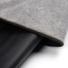 PIT66 Black Armrest Cover Center Console Lid Cover Microfiber Leather