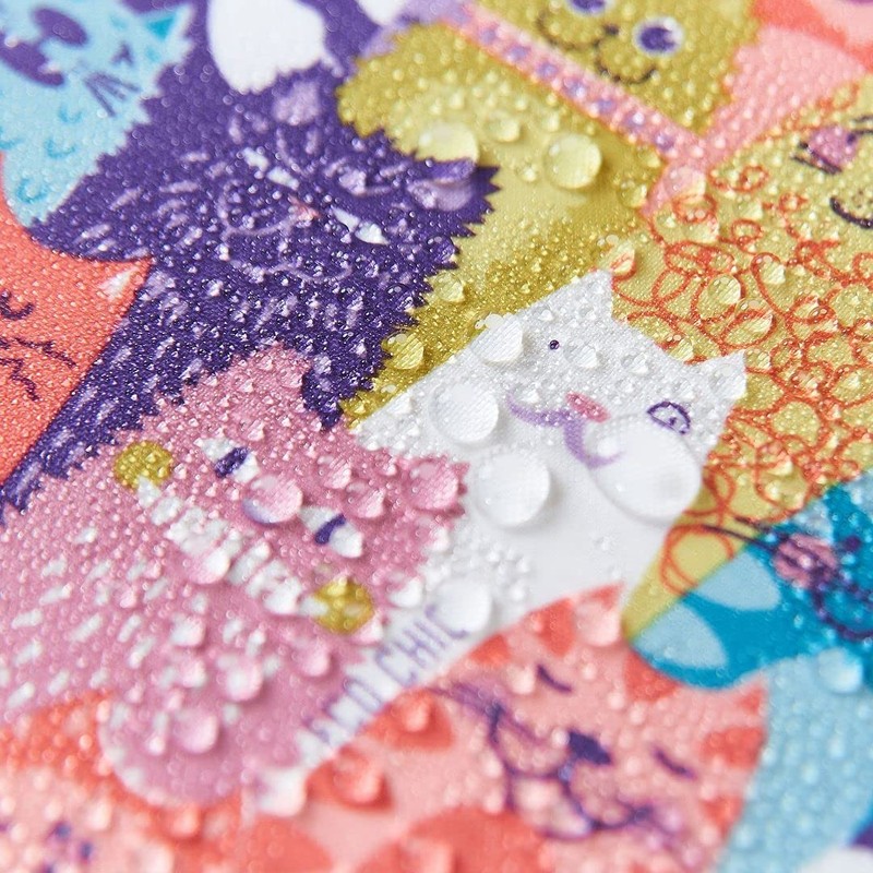 ECO CHIC Manual Mini Umbrella Windproof Strong Compact Folding Travel