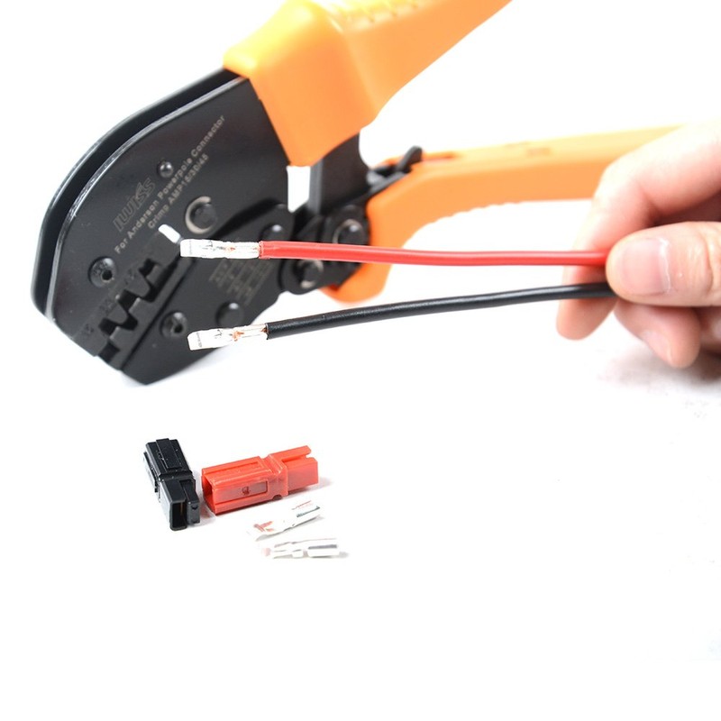 IWISS Ratchet-Style Crimping Pliers, Crimping Tool for Anderson Connectors, PWR