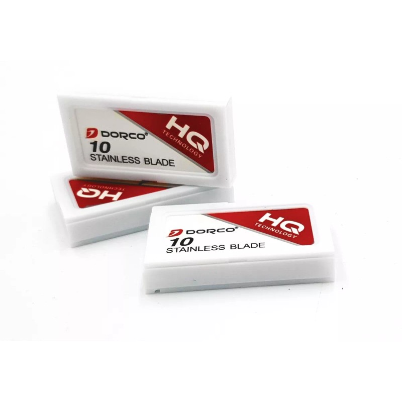Dorco 1000 Navajas Dorco Platinum Dobles Acero Inox Porta Navajas