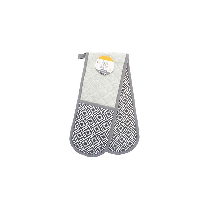 Beamfeature Country Club Lemons Double Oven Gloves (Geometric)