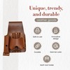 Style n Craft Tape and Knife Holder, Full-Grain Leather Tool