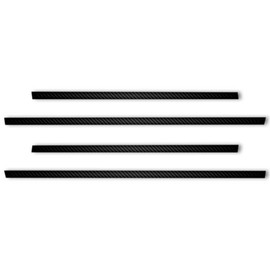 Upgrade Your Auto 4pc Carbon Fiber 1 1/4" Accent Trim for Ford Ranger 2019-2023 SuperCrew