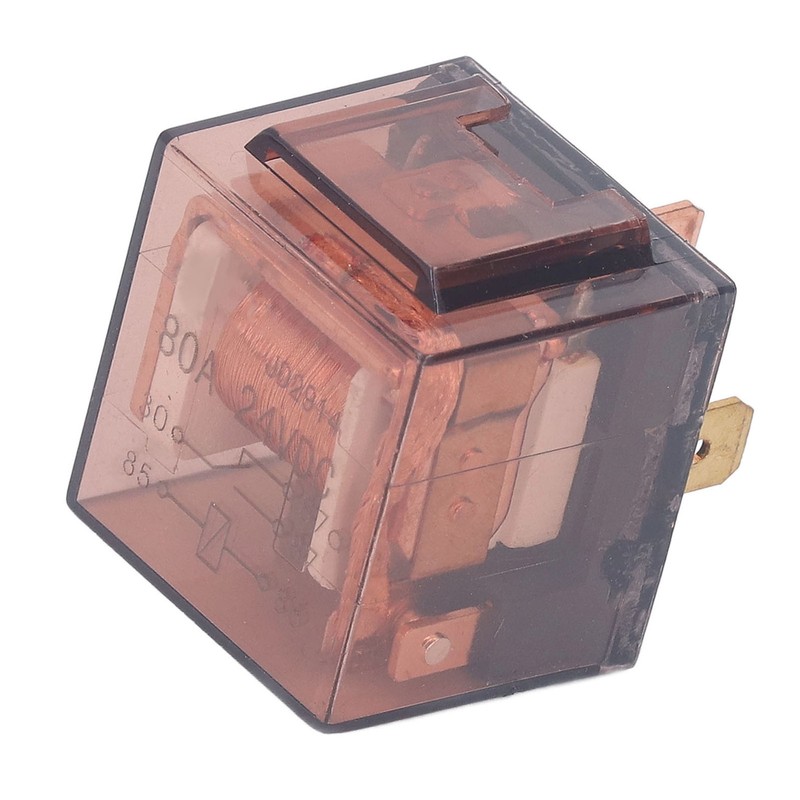 10PCS SPDT 5 Pin Relay Copper Contact Acrylic Waterproof Housing