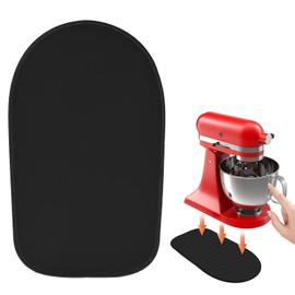 Sliding Mat for Stand Mixer,Mixer Mover Slider Mat Pad,Heat Resistant Mat For Appliance,Kitchen aid Mixers Accessories. (Black, For 5-8 Qt Mixer)