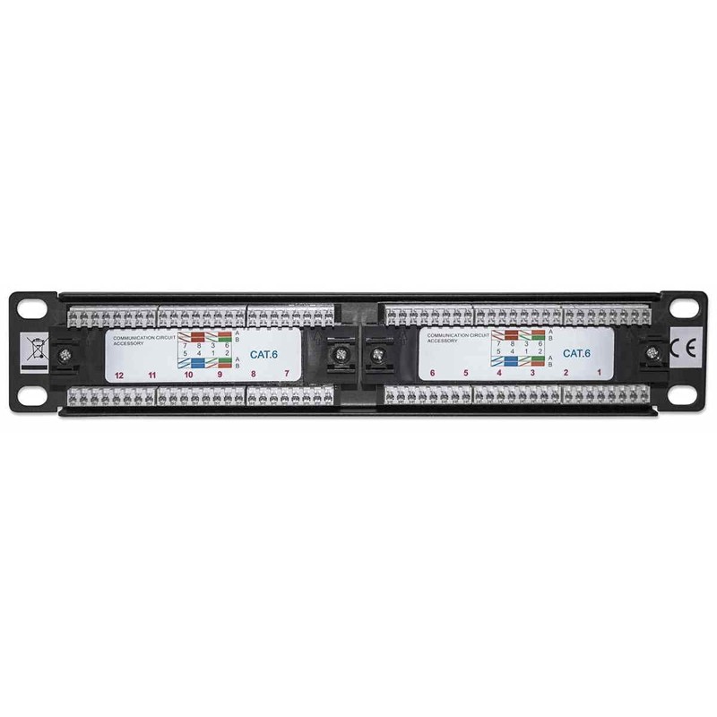 10In Cat6 Patch Panel
