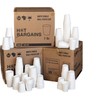 HOT BARGAINS, 1000 X 7oz Single Wall White Paper Cups