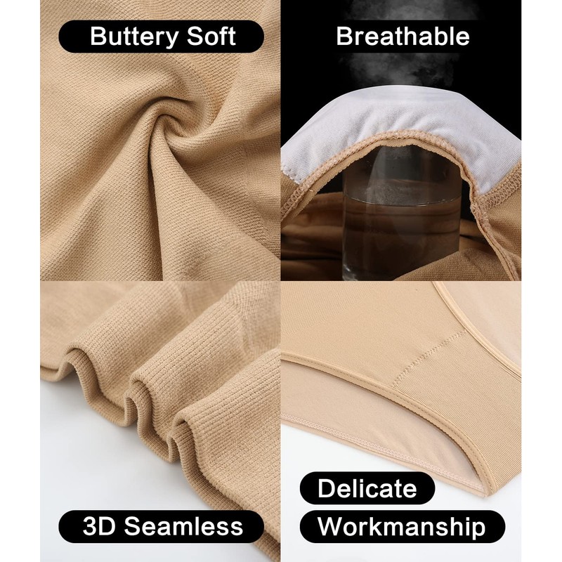 KUNINDOME Seamless Maternity Shapewear, White, Medium