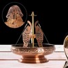 B Baosity Incense Base Spiral Coils Incense Holder Easy to