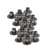MroMax M6 10mm 30pcs Flat Head Cap nut Brad Hole