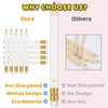 Vusnud 50Pcs - Bridal Shower Sharpened Half Pencils with Erasers,