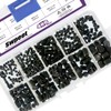Swpeet 400Pcs Allen Head Socket Hex Grub Screw Assortment Kit,