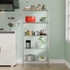 5-Tier Shelves Height Adjustable Storage Shelves Shelving Unit 21”Dx11”Wx48”H Wire