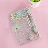 YIRANJIA A6 Pink PVC Ring Binder | Love Ruler &
