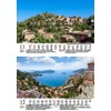 Travel Magic Mediterranean Wall Calendar DIN A5 for 2025 Mediterranean