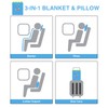 VigorSpring Travel Pillow and Blanket Set - Portable Comfort Item