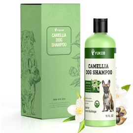 French Bulldogs Shampoo for Sensitive Skin - Natural Camellia Deshedding Pet Shampoo | Allergy & Itch Relief | Reduce Shedding & Odor Control for Smelly Dogs | Botanical Scent |16 oz