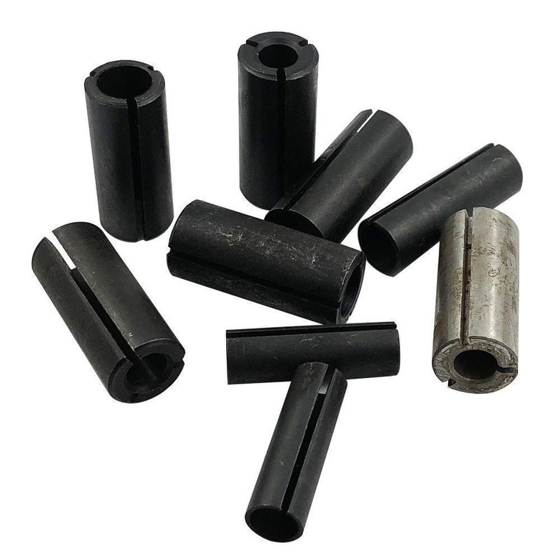 Gasea Set of 9 Sizes Steel CNC Router Collet Chuck