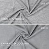 HOMFINE Cooling Pillowcases King Size - Double Side Q-Max 0.439