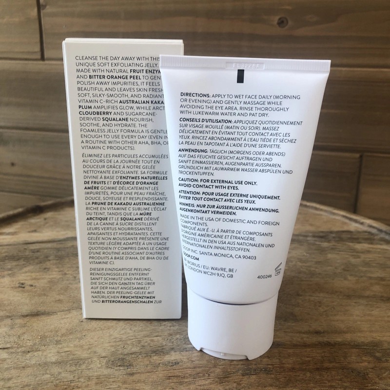 GOOP BEAUTY GOOP GLOW CLOUDBERRY EXFOLIATING JELLY CLEANSER 4 OZ