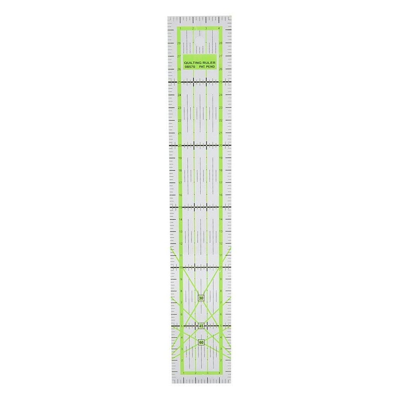 Regla de Acolchado de 5x30cm, Regla de Acrílico Transparente Cortada