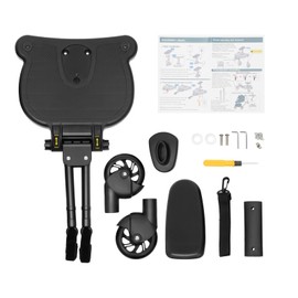 Universal 2-in-1 Stroller Board, Buggy Child Board with Seat Removable Pedal Pushchair Wheeled Board, Holds Children Up to 55lbs