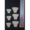 Flower Pots Bare Unfinished Chipboard 6 Die Cuts - 2