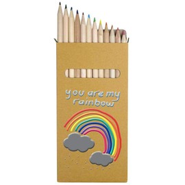 Azeeda 12 x 'You Are My Rainbow' Long 178mm Coloured Pencils/Pencil Set (PE00067069)