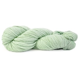 HiKoo Simplinatural Yarn Hank, Soft Yarn for for Knitting, Crocheting, and Crafts, Baby Alpaca, Fine Merino Wool, and Mulberry Silk Blend, 183 Yards, #133 - Mint