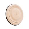 Wooden Wheel Made of Beech with Rubber Tyres 140 mm,
