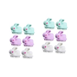 FRCOLOR Sets Scalp Massage Brush for Boys and Girls Gentle Hair Shampoo Brush Safe for Long Nails Pcs