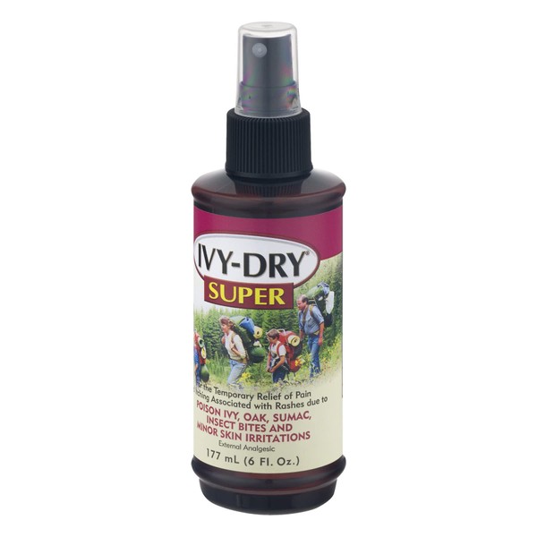 Ivy-Dry Super Itch Relief Spray - 6 oz, Pack of 3