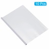 PATIKIL Clear Report Covers with Sliding Bar, 10 Pcs 10mm