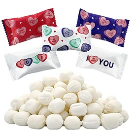 Valentine's Day Buttermints, Mint Candies, After Dinner Mints, Butter Mint Candy, Fat-Free, Kosher Certified, Individually Wrapped (200 Buttermints)