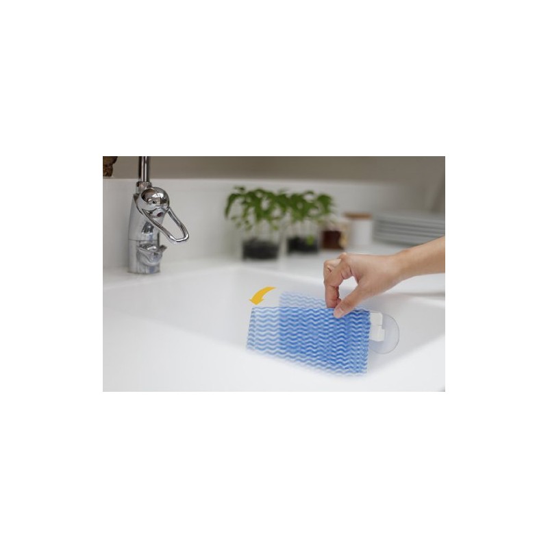 Bosign Bosign Dish Cloth Holder Plastic White 17.8 x 6.3