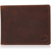 Slim Leather Bifold Wallets for Men - Minimalist Mens Wallet