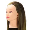 Hair Mannequin Head Simulation Ink Yellow Colour Mixture Gradient Hair