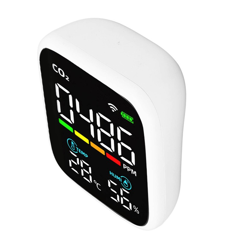 Air Quality Monitor 8 in 1 Multifunctional USB Charging Carbon