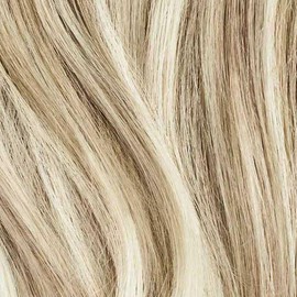 Luxy 100% Remy Human Hair Extensions for Thin Hair Thinning Hair Fill-Ins – 6 Seamless Wefts Multi-Dimensional Color Blend - Natural-Looking Volume & Coverage 80 grams 16" Beige Blonde Balayage