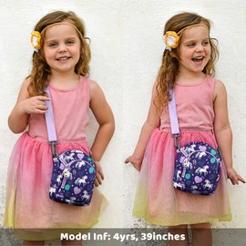 Choco Mocha Girls Purses for Kids 4-6 6-8 Girls Crossbody Purse Kids Purses for Little Girls Purse age 3 4 5 6 Kids Crossbody Bag for Girls Unicorn Purse Toddler Girls Purse 3-5 Easter Gifts Purple